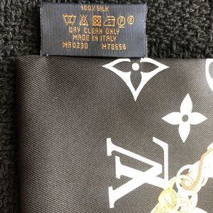 Louis Vuitton Monogram Confidential Bandeau 100% Silk